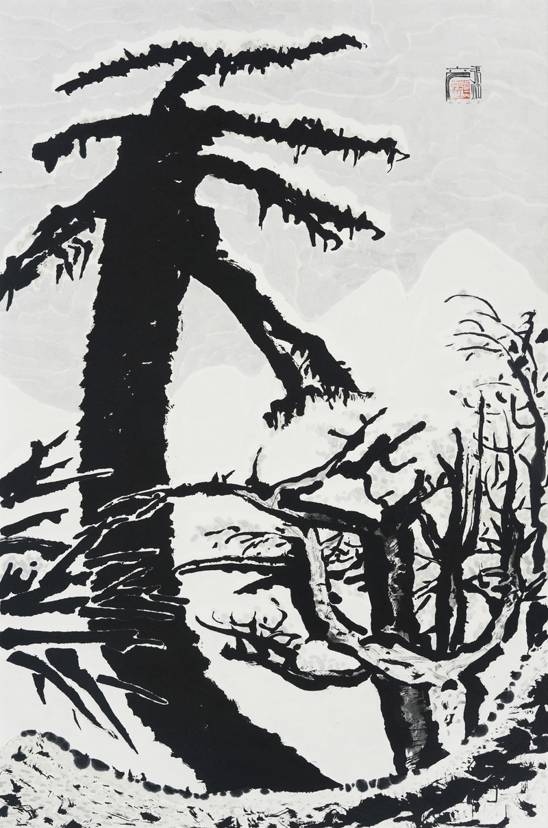 Jang Byeong Eun · Eastbrush · 张炳彥 · Landscape_in_Mind ·  ink_on_paper · 1050mm_x_700mm · 2026